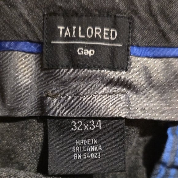 (J56)Woman's Sz 32x34 GrayTailored Pants - Picture 5 of 6